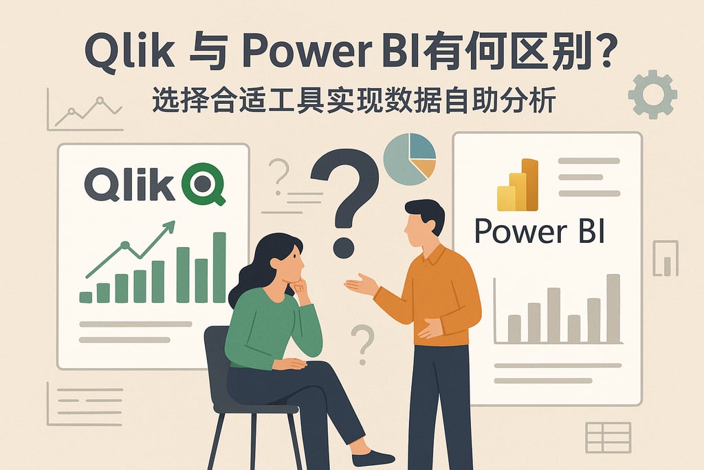 Qlik与Power BI有何区别？选择合适工具实现数据自助分析
